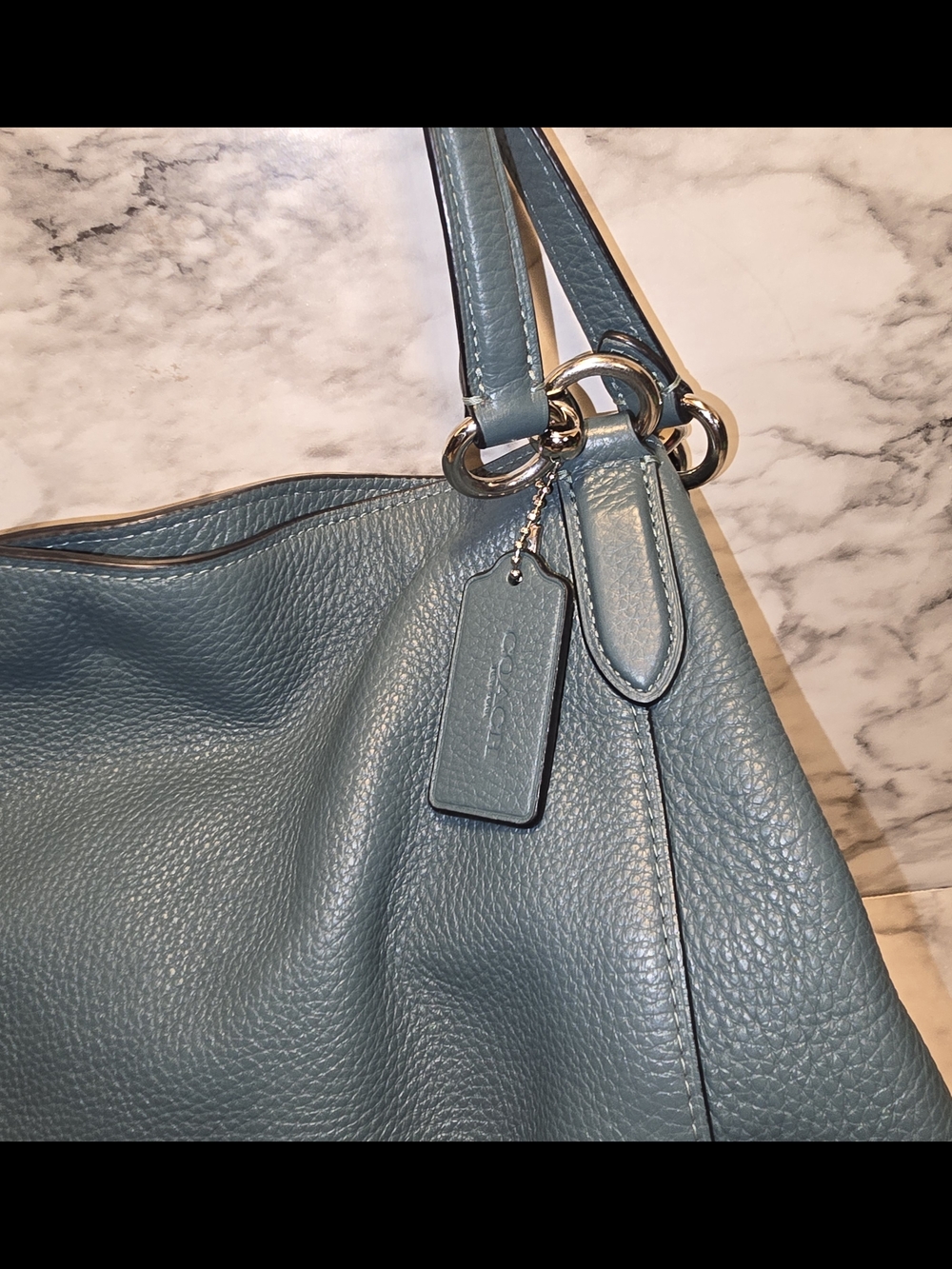 Coach Hallie shoulder bag Dark Green - Picture 3 of 14
